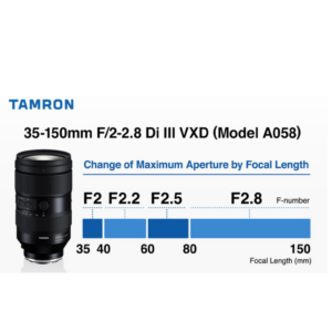 Tamron 35-150mm f/2-2.8 Di III VXD Lens (Sony E)