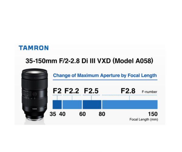 Tamron 35-150mm f/2-2.8 Di III VXD Lens (Sony E)