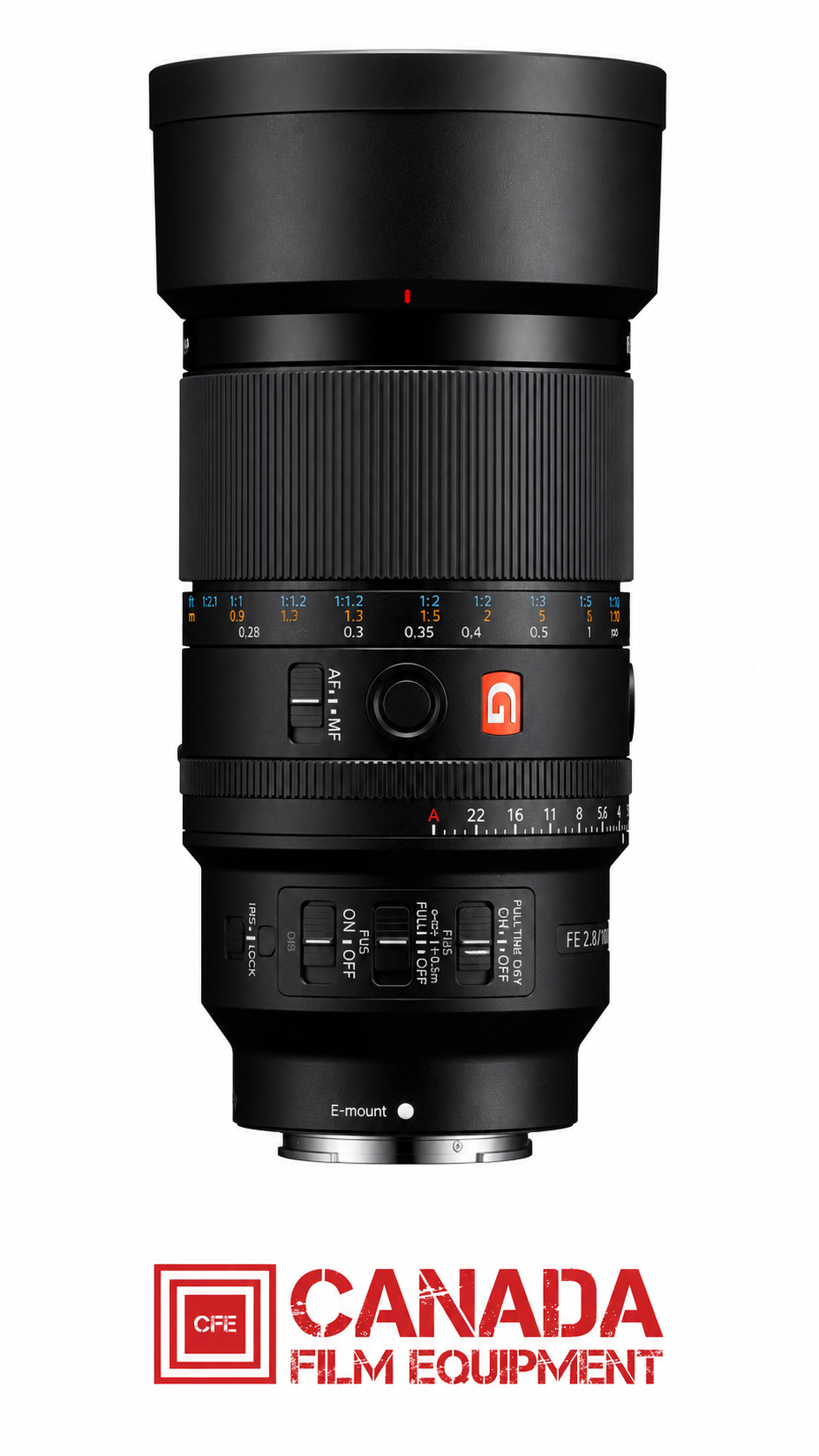 Sony FE 100mm f/2.8 Macro GM Lens (Sony E)