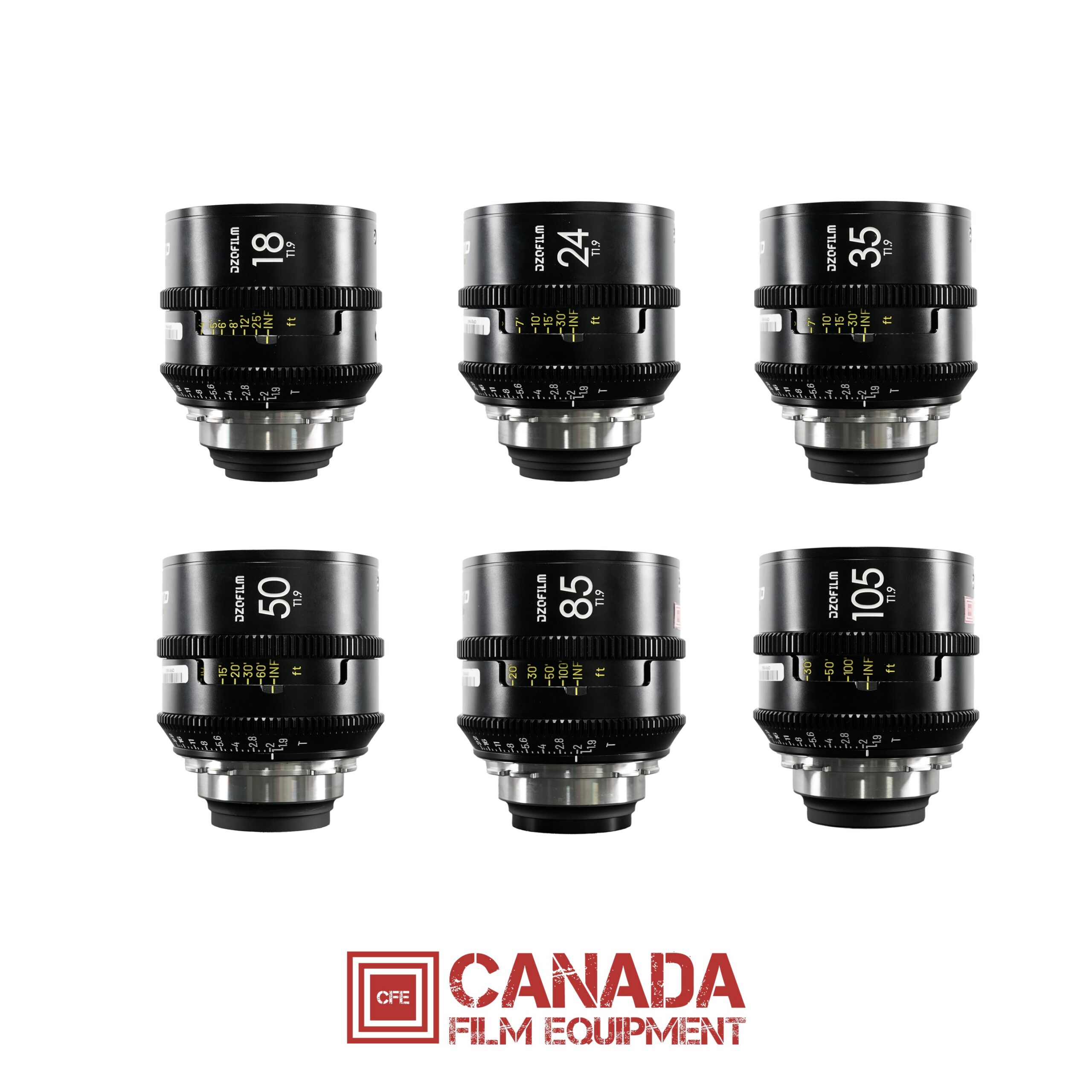 DZO Film Vespid 2 T1.9 Prime 6-Lens Kit