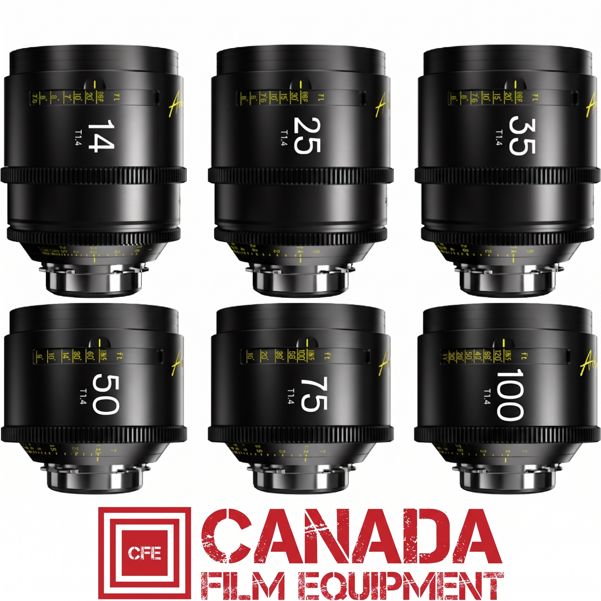DZOFilm Arles FF/VV Prime Cine 6-Lens Set